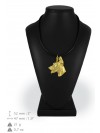Doberman pincher - necklace (gold plating) - 2480 - 27410