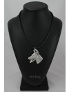 Doberman pincher - necklace (silver plate) - 3015 - 31027