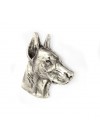 Doberman pincher - pin (silver plate) - 2679 - 28856