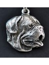 Dog de Bordeaux - necklace (silver cord) - 3181 - 32599