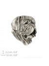 Dog de Bordeaux - pin (silver plate) - 2655 - 28734