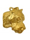 Dogo Argentino - keyring (gold plating) - 2397 - 26939