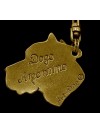 Dogo Argentino - necklace (gold plating) - 1713 - 10857