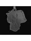 Dogo Argentino - necklace (silver cord) - 3155 - 32492
