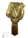 English Bulldog - clip (gold plating) - 1033 - 21586