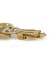 English Bulldog - clip (gold plating) - 2606 - 28372