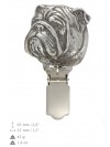 English Bulldog - clip (silver plate) - 2557 - 27898