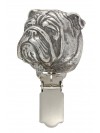 English Bulldog - clip (silver plate) - 2557 - 27906