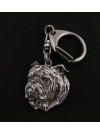 English Bulldog - keyring (silver plate) - 2315 - 24661