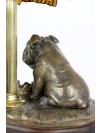 English Bulldog - lamp (bronze) - 659 - 7627