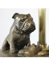 English Bulldog - lamp (bronze) - 659 - 7620