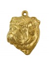 English Bulldog - necklace (gold plating) - 915 - 25340