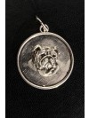 English Bulldog - necklace (silver plate) - 3410 - 34824