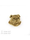 English Bulldog - pin (gold plating) - 1083 - 7841