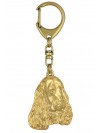 English Cocker Spaniel - keyring (gold plating) - 853 - 25229