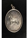 English Cocker Spaniel - necklace (silver plate) - 3402 - 34800