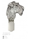 Foksterier - clip (silver plate) - 2569 - 28011