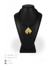 Foksterier - necklace (gold plating) - 3058 - 31579