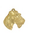 Foksterier - necklace (gold plating) - 3058 - 31580