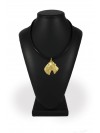 Foksterier - necklace (gold plating) - 3058 - 31582
