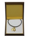 Foksterier - necklace (gold plating) - 3058 - 31694