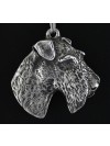 Foksterier - necklace (silver chain) - 3344 - 33932