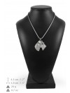 Foksterier - necklace (silver chain) - 3344 - 34498