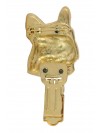 French Bulldog - clip (gold plating) - 1019 - 26622