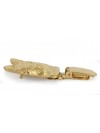 French Bulldog - clip (gold plating) - 1019 - 26623