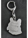 French Bulldog - keyring (silver plate) - 1785 - 11737