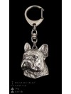French Bulldog - keyring (silver plate) - 81 - 9344