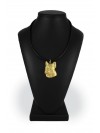 French Bulldog - necklace (gold plating) - 2503 - 27503