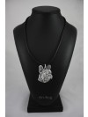 French Bulldog - necklace (silver plate) - 2940 - 30737
