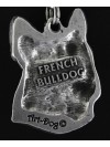 French Bulldog - necklace (strap) - 396 - 1424
