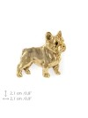 French Bulldog - pin (gold plating) - 1073 - 7785