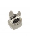 French Bulldog - pin (silver plate) - 2218 - 22257