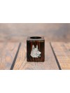 German Shepherd - candlestick (wood) - 3902 - 37409