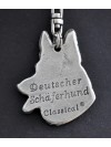German Shepherd - keyring (silver plate) - 1940 - 14518