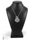 German Shepherd - necklace (silver cord) - 3154 - 33016