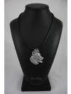 German Shepherd - necklace (silver plate) - 2912 - 30625