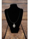 German Shepherd - necklace (silver plate) - 3422 - 34859