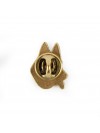 German Shepherd - pin (gold) - 1585 - 7594