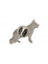 German Shepherd - pin (silver plate) - 2370 - 26082