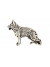 German Shepherd - pin (silver plate) - 2370 - 26084