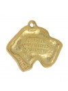 German Wirehaired Pointer - keyring (gold plating) - 2883 - 30432