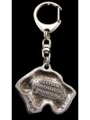 German Wirehaired Pointer - keyring (silver plate) - 1834 - 12427