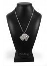 German Wirehaired Pointer - necklace (silver chain) - 3357 - 34606
