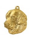 Golden Retriever - keyring (gold plating) - 2393 - 26917