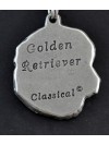 Golden Retriever - necklace (silver cord) - 3148 - 32464