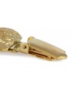 Grand Basset Griffon Vendéen - clip (gold plating) - 2610 - 28407